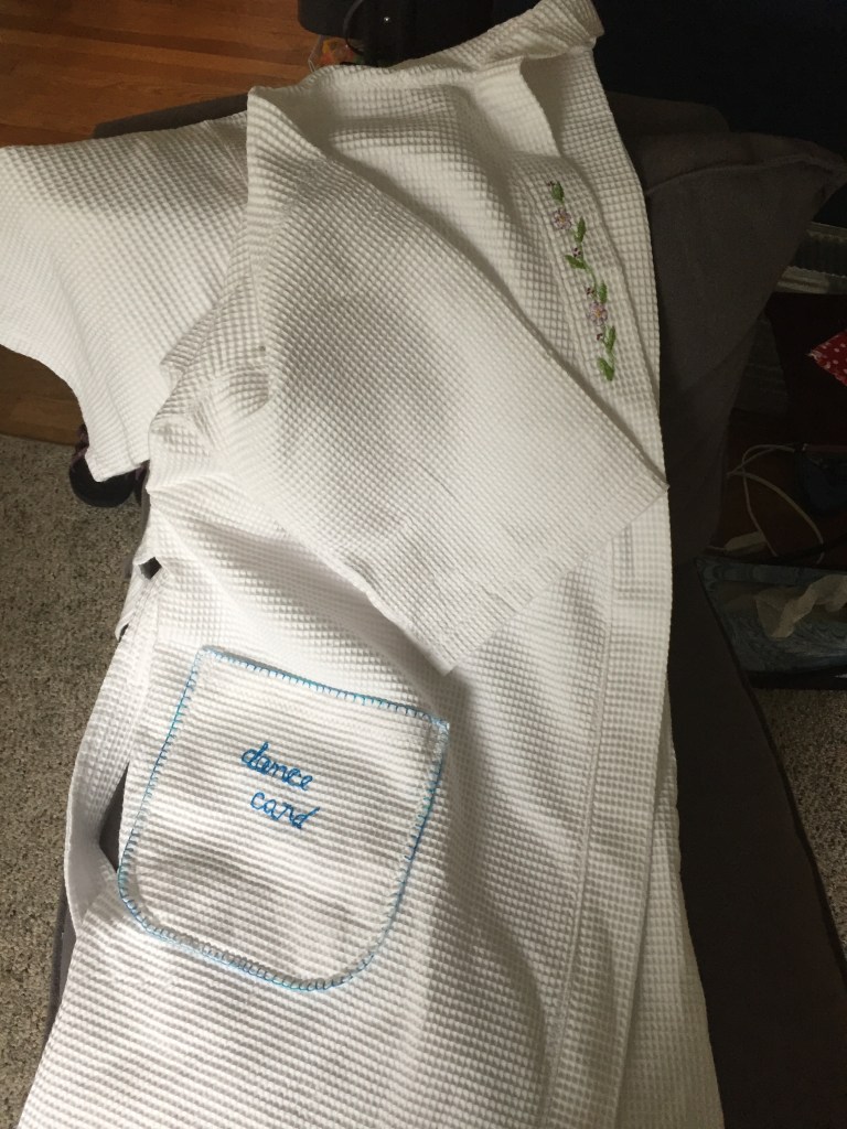 Scheduling radiation is a trip. I chose a block of time (noon-3:00) for my usual radiation set. Each day I am given a time within that window for the next day's session. Printed on that half sheet of paper is any other appointment attached to radiation, eg: oncologist visit. I present the paper to the radiation tech who signs off or passes me off to the next agenda item. At the conclusion of the set, I trade in that day's agenda for the next day's agenda. Hence, my dance card.
